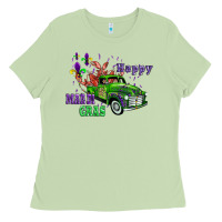 Matcha mardi gras with truck Ladies Tee - AdoDesignShop