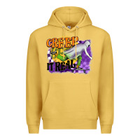 Antique Gold creep it real Premium Hoodie - BarkalooDesign