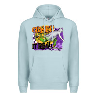 Blue Mist creep it real Premium Hoodie - BarkalooDesign