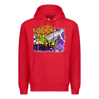 Red creep it real Premium Hoodie - BarkalooDesign
