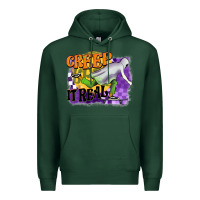 Sports Green creep it real Premium Hoodie - BarkalooDesign