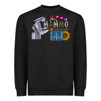 Black mammo technologist Heavyweight Sweatshirt - CowhideDigitalArt