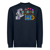 Navy mammo technologist Heavyweight Sweatshirt - CowhideDigitalArt