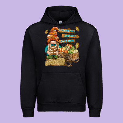 Pumpkin Patch Hayrides And Corn Maze Urban Hoodie Designed By Nancycooperartshop