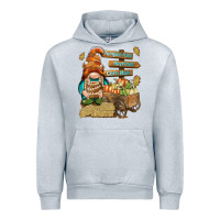 Heather Grey Pumpkin patch hayrides and corn maze Urban Hoodie - NancyCooperArtShop