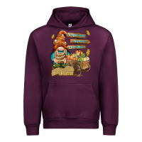 Mauve Wine Pumpkin patch hayrides and corn maze Urban Hoodie - NancyCooperArtShop