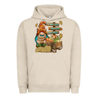 Pigment French Oak Pumpkin patch hayrides and corn maze Urban Hoodie - NancyCooperArtShop