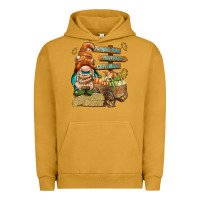 Pigment Peanut Butter Pumpkin patch hayrides and corn maze Urban Hoodie - NancyCooperArtShop