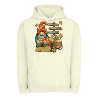 Pigment Pistachio Pumpkin patch hayrides and corn maze Urban Hoodie - NancyCooperArtShop