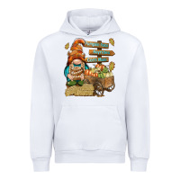 White Pumpkin patch hayrides and corn maze Urban Hoodie - NancyCooperArtShop