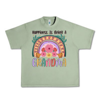 Oil Green happiness is being a grandma Urban Heavy Tee - JahusDesignShop