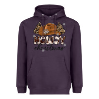 Plum howdy christmas Heavyweight Hoodie - MaliasSmallBusiness