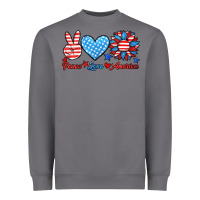 Storm peace love america Heavyweight Sweatshirt - HRA Design Shop