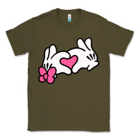 Army Green Minnie Mouse Classic Tee - CowhideDigitalArt