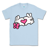 Dusty Blue Minnie Mouse Classic Tee - CowhideDigitalArt