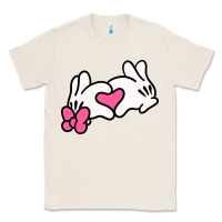 Natural Minnie Mouse Classic Tee - CowhideDigitalArt