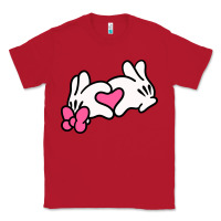Red Minnie Mouse Classic Tee - CowhideDigitalArt
