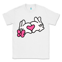 White Minnie Mouse Classic Tee - CowhideDigitalArt