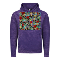 Cloud Purple sugar skulls roses tumbler 3 Vintage Hoodie - CTS Tumbler Store
