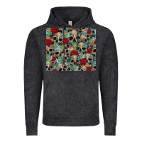 Vintage Black sugar skulls roses tumbler 3 Vintage Hoodie - CTS Tumbler Store