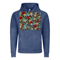 Vintage Denim sugar skulls roses tumbler 3 Vintage Hoodie - CTS Tumbler Store