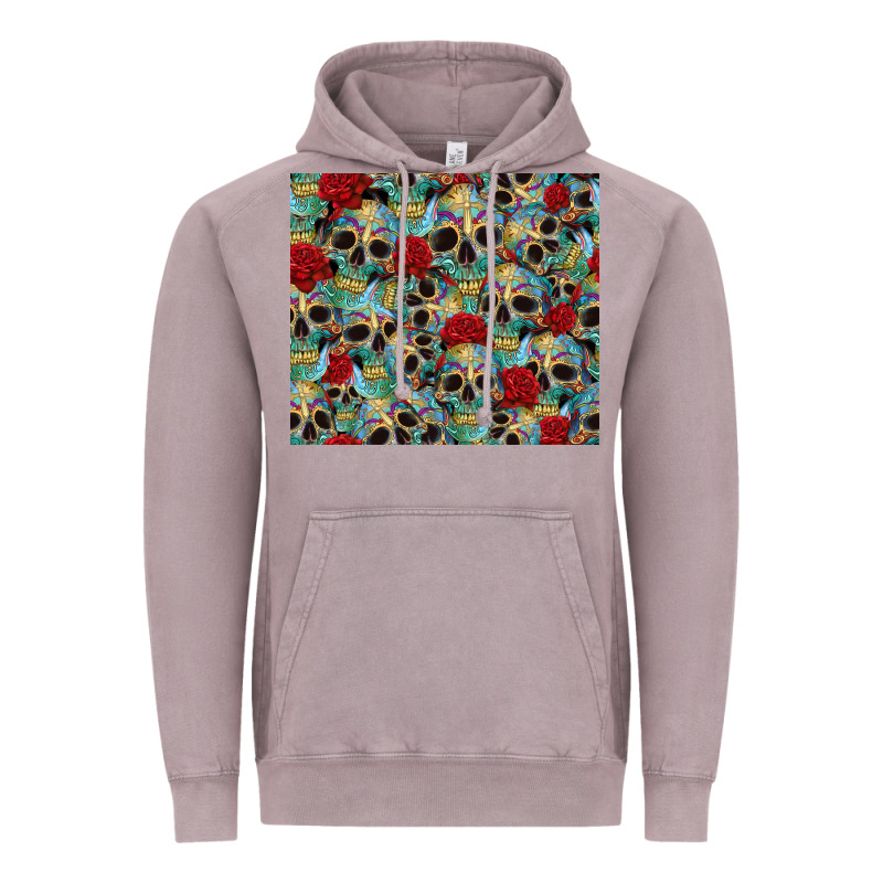 Sugar Skulls Roses Tumbler 3 Vintage Hoodie by CTS Tumbler Store | Teevron