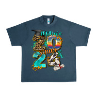 Midnight Navy 2024 graduate leopard Urban Heavy Tee - AdoDesignShop