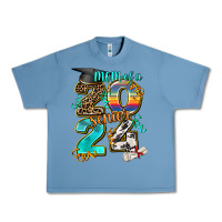 Pebble Blue 2024 graduate leopard Urban Heavy Tee - AdoDesignShop