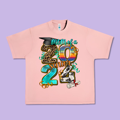 2024 Graduate Leopard Urban Heavy Tee Designed By Adodesignshop