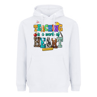 Teaching Is A Work Of Heart Heavyweight Hoodie | Teevron