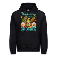 Black Thanksgiving With My Gnomes Urban Hoodie - NancyCooperArtShop