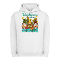 Pigment Lunar Rock Thanksgiving With My Gnomes Urban Hoodie - NancyCooperArtShop