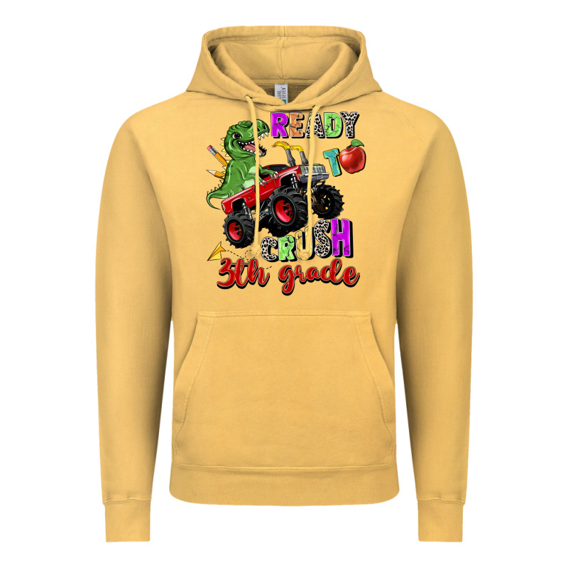 Ready To Crush 3th Grade Vintage Hoodie by Zillion Design Studio | Teevron