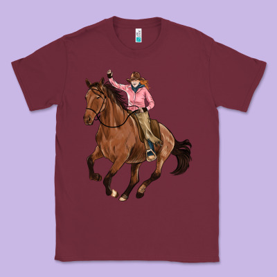 Cowgirl Classic Tee Designed By Artiststas