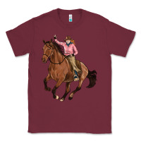 Burgundy cowgirl Classic Tee - Artiststas