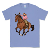 Colony Blue cowgirl Classic Tee - Artiststas