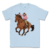 Dusty Blue cowgirl Classic Tee - Artiststas