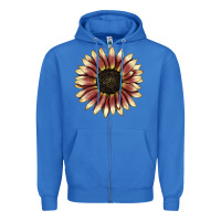 True Royal strawberry blonde sunflower Zipper Hoodie - LillyAllenDesigns