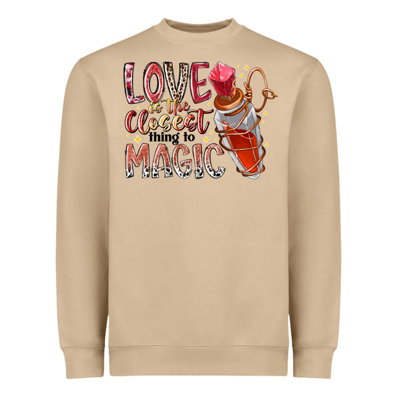 Love Is The Closet Thing To Magic Heavyweight Sweatshirt by RacoonDesign | Teevron