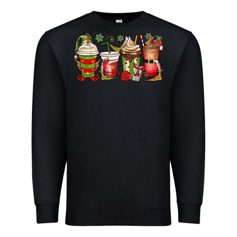 Elf Coffee Cups Premium Sweatshirt by MaliasSmallBusiness | Teevron