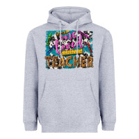 Heather Grey one loved teacher Heavyweight Hoodie - NancyCooperArtShop