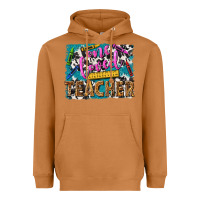 Meerkat one loved teacher Heavyweight Hoodie - NancyCooperArtShop