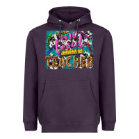 Plum one loved teacher Heavyweight Hoodie - NancyCooperArtShop