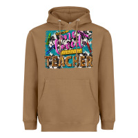 Toasted Coconut one loved teacher Heavyweight Hoodie - NancyCooperArtShop