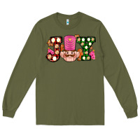 Army Green Christmas joy snacks and nutcracker cookies ado Long Sleeve Tee - AdoDesignShop