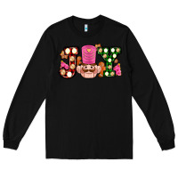 Black Christmas joy snacks and nutcracker cookies ado Long Sleeve Tee - AdoDesignShop