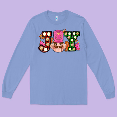 Christmas Joy Snacks And Nutcracker Cookies Ado Long Sleeve Tee Designed By Adodesignshop