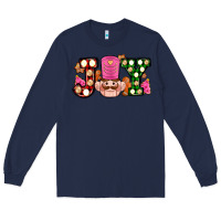 Navy Christmas joy snacks and nutcracker cookies ado Long Sleeve Tee - AdoDesignShop