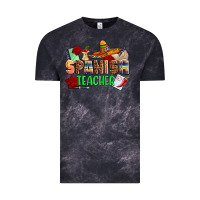 Cloud Black spanish teacher Vintage Tee - AdoDesignShop
