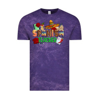 Cloud Purple spanish teacher Vintage Tee - AdoDesignShop
